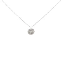 K18WG ダイヤモンド ネックレス 0.23CT