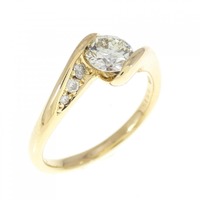 K18YG ダイヤモンド リング 0.515CT