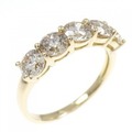 K18YG ダイヤモンド リング 2.00CT