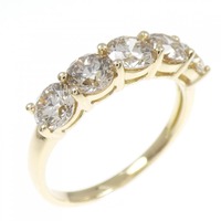 K18YG ダイヤモンド リング 2.00CT