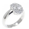 PT パヴェ ダイヤモンド リング 0.70CT