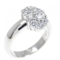 PT パヴェ ダイヤモンド リング 0.70CT