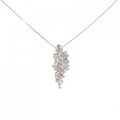 K18WG ダイヤモンド ネックレス 0.80CT