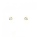 K18YG ダイヤモンド ピアス 0.106CT