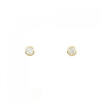 K18YG ダイヤモンド ピアス 0.106CT