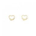 K18YG ハート ピアス
