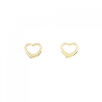 K18YG ハート ピアス