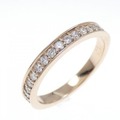 K18PG フルエタニティ ダイヤモンド リング 0.50CT