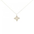 【リメイク】K18YG ダイヤモンド ネックレス 0.15CT