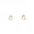 【リメイク】K18YG ダイヤモンド ピアス 0.08CT