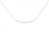 K18YG ダイヤモンド ネックレス 0.20CT