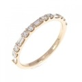 K18PG ダイヤモンド リング 0.36CT