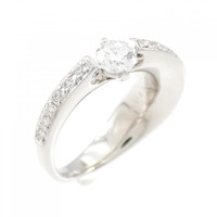 K18WG ダイヤモンド リング 0.313CT E SI2 VG