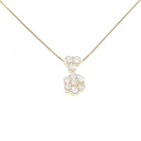K18YG フラワー ダイヤモンド ネックレス 1.00CT