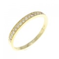 K18YG ダイヤモンド リング 0.13CT