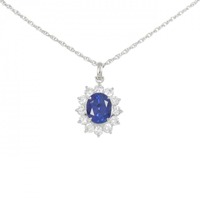 PT サファイヤ ネックレス 3.07CT