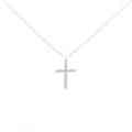 【リメイク】PT クロス ダイヤモンド ネックレス 0.15CT