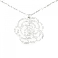 シャネル カメリア ラージ ネックレス