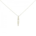 【リメイク】K18YG ダイヤモンド ネックレス 0.15CT