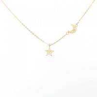 ドレス アドレス スター×ムーン ダイヤモンド ネックレス