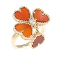 ヴァンクリーフ&アーペル スウィートアルハンブラエフイヤージュ リング