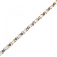 K18YG サファイヤ ブレスレット 0.60CT