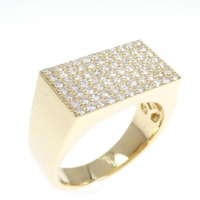 K18YG パヴェ ダイヤモンド リング 0.95CT