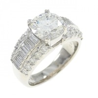 PT ダイヤモンド リング 1.689CT G VS2 Good