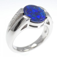 PT ブラックオパール リング 1.70CT