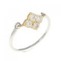 PT/K18YG ダイヤモンド リング 0.20CT
