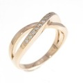 K18PG ダイヤモンド リング 0.10CT