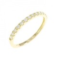 【リメイク】K18YG ダイヤモンド リング 0.20CT