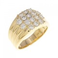 K18YG ダイヤモンド リング 1.03CT