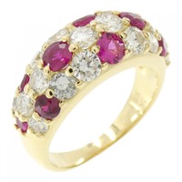 K18YG ルビー リング 1.05CT