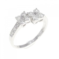 K18WG ダイヤモンド リング 0.40CT