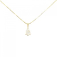 K18YG ダイヤモンド ネックレス 0.745CT I SI1 ペアシェイプ