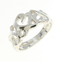 ティファニー トリプルラビングハート リング