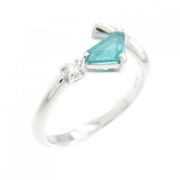 PT パライバトルマリン リング 0.412CT