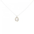 【リメイク】K18YG ダイヤモンド ネックレス 0.06CT
