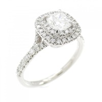 ティファニー ソレスト リング 0.44CT F IF