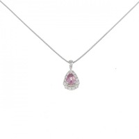 PT サファイヤ ネックレス 0.258CT