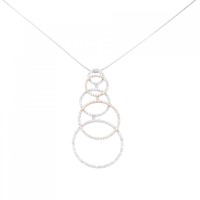 K18WG/K18PG ダイヤモンド ネックレス 1.00CT
