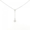 PT フラワー ダイヤモンド ネックレス 0.05CT