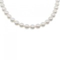 シルバークラスプ アコヤパール ネックレス 7.5-8mm
