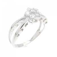 ポンテヴェキオ フラワー リング 0.30CT