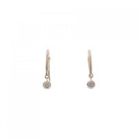 K18PG ダイヤモンド ピアス 0.20CT