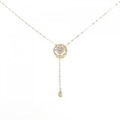 K18YG ダイヤモンド ネックレス 0.20CT