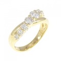 K18YG ダイヤモンド リング 0.70CT