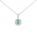 PT エメラルド ネックレス 0.41CT