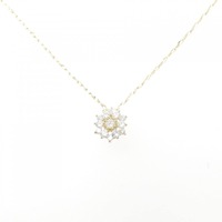 【リメイク】K18YG ダイヤモンド ネックレス 0.10CT